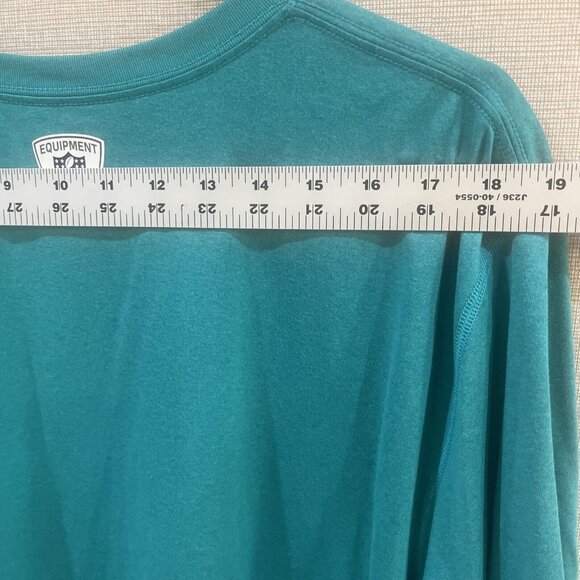 Nike Dri Fit Shirt Mens XL NFL Miami Dolphins Logo Crew Neck Teal Blue - Picture 9 of 12
